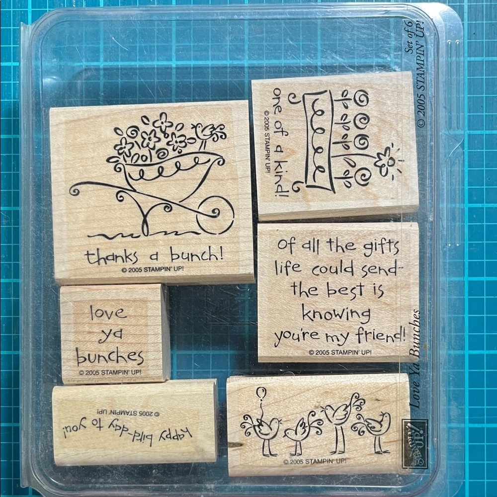 Stampin' Up! Love Ya Bunches Wooden Stamp Set